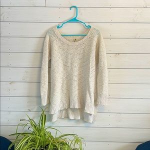 Free People Cream Sweater
